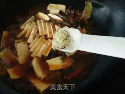 Make Spicy tofu step 11