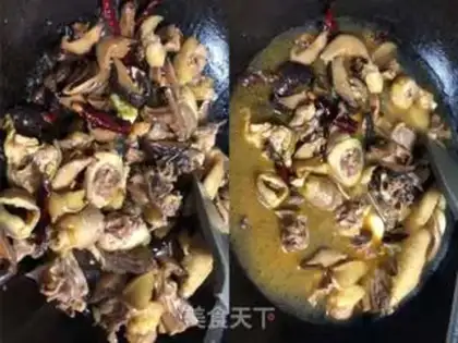 Make Yellow chicken step 4