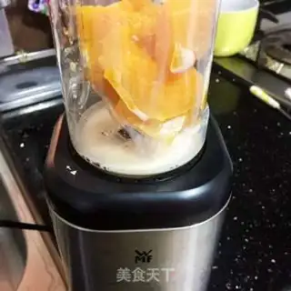 Make Skin dog pumpkin mousse cake step 1