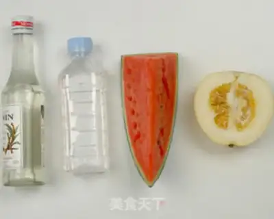 Make Watermelon melon juice step 0