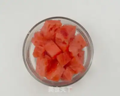 Make Watermelon melon juice step 1