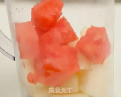 Make Watermelon melon juice step 3
