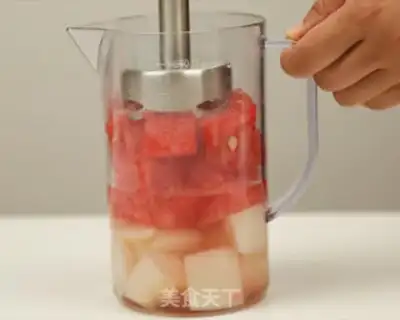 Make Watermelon melon juice step 5