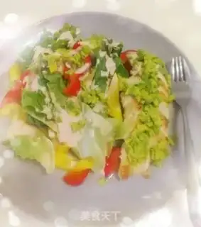 Make Chicken gravy salad step 4