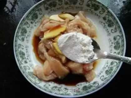 Make Cream chicken chest step 2