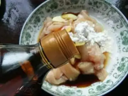 Make Cream chicken chest step 3