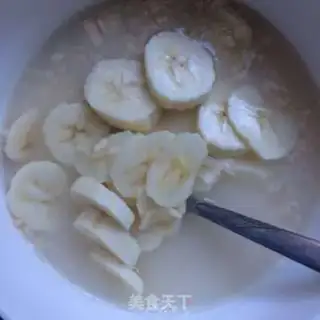 Make Banana oatmeal step 3