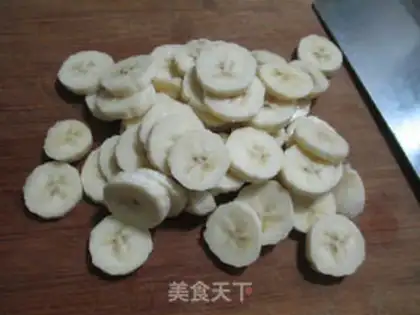Make Banana black rice cake step 1