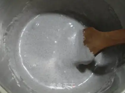 Make Banana black rice cake step 7