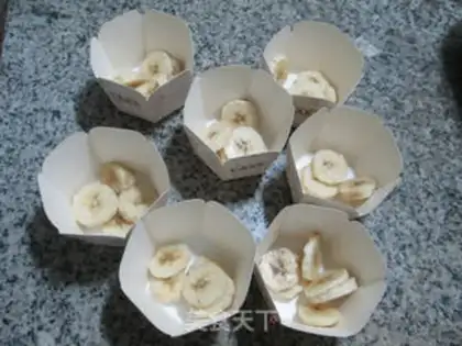 Make Banana black rice cake step 8