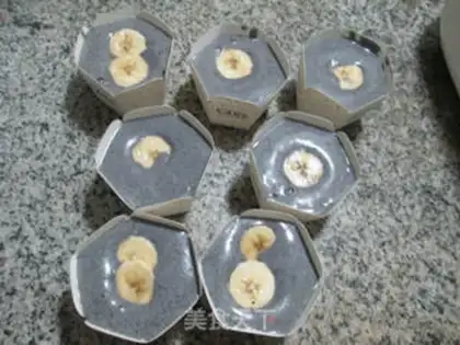 Make Banana black rice cake step 9