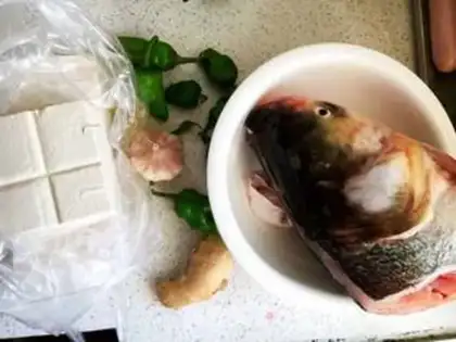 Make Fish-head tofu step 0