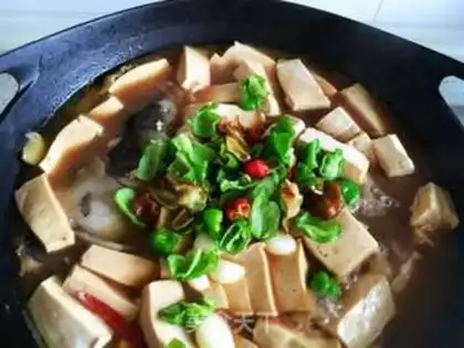 Make Fish-head tofu step 6