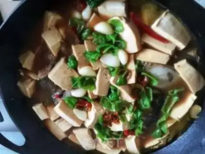 Make Fish-head tofu step 7