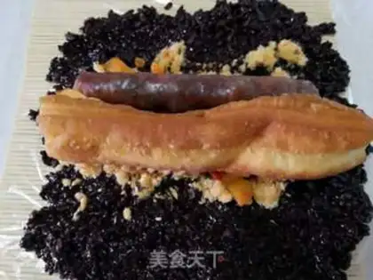 Make Black rice varnished with oil step 4