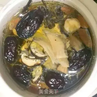 Make Puffy chicken soup step 3