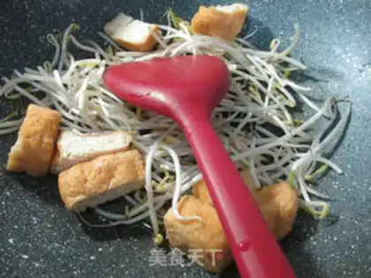 Make ♪ Tofu green bean sprouts ♪ step 1