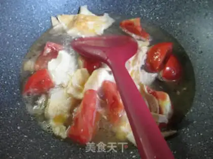 Make Duck egg tomato powder step 4