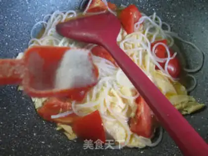 Make Duck egg tomato powder step 7