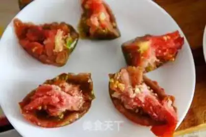 Make Sugar with tomatoes step 1