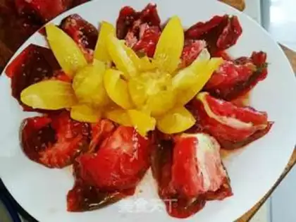 Make Sugar with tomatoes step 2