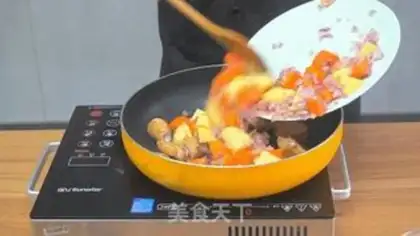 Make Shrimp curry chicken step 3