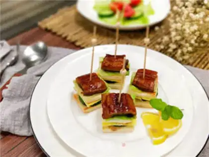 Make Mini eel sandwich step 0