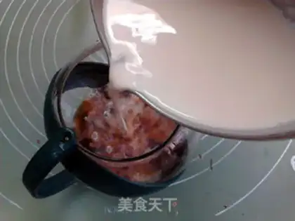 Make Rose milk tea step 10