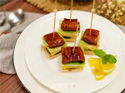 Make Mini eel sandwich step 10