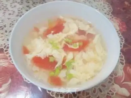 Make Tomato egg soup step 6