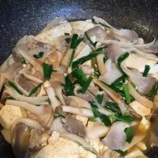Make Tofu with mushrooms step 5
