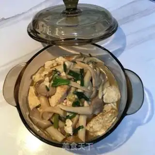 Make Tofu with mushrooms step 7