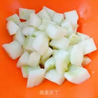Make Pumpkin with cucumber step 2