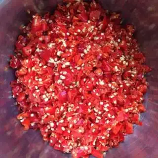 Make Rice chili step 2