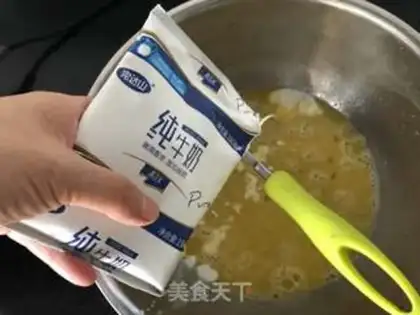 Make Invisible apple cake step 3