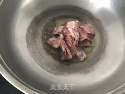 Make Bacon fried mushrooms step 3