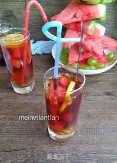 Make Homemade fresh fruit tea step 7