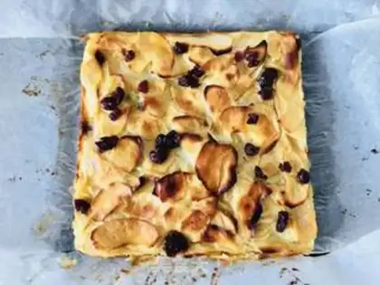 Make Invisible apple cake step 11