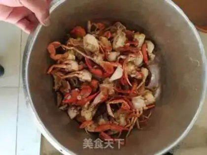Make Spicy crab step 3