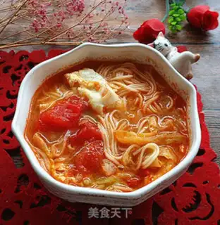 Make Tomato noodle soup step 9