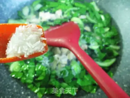 Make Flowers and green soup step 6