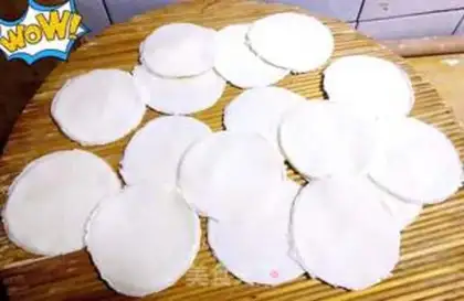 Make Sun frying dumplings step 4