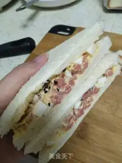 Make Egg sandwich step 6
