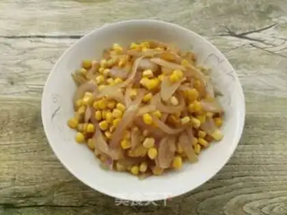 Make Corn fried onions step 8