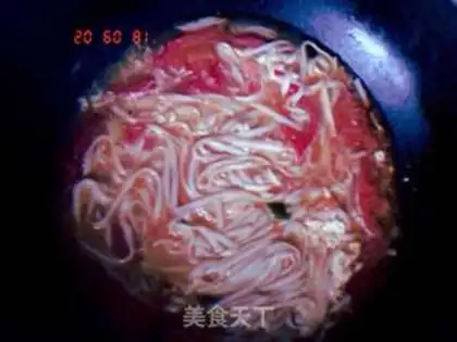 Make Tomato egg noodles step 7
