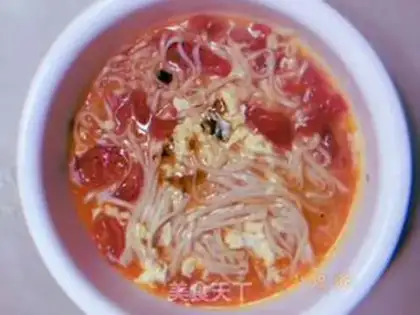 Make Tomato egg noodles step 8