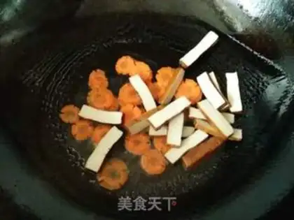 Make Dutch bean carrots dry step 4