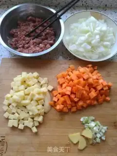 Make Black pepper beef rice step 4