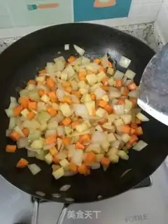 Make Black pepper beef rice step 8