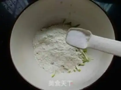 Make Squid egg pancakes step 4